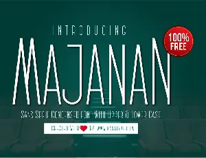 Majanan font