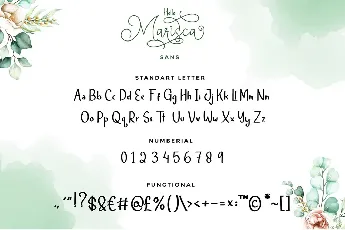 Hello Marisca font