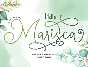 Hello Marisca font