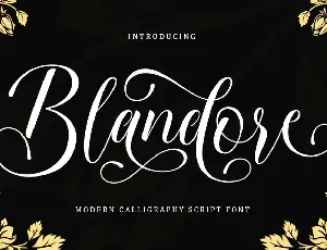 Blandore font