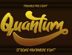 Quantum font