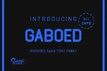 Gaboed Sans Family font
