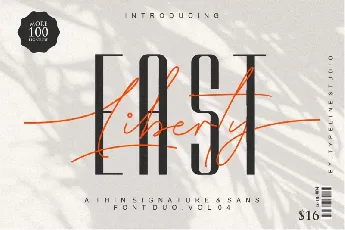 East Liberty Duo font