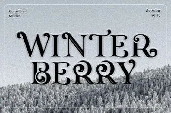 CF Winterberry font