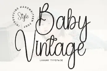 Baby Vintage Script font