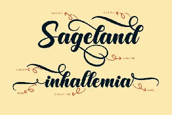 Sageland font