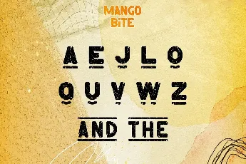 Mango Bite Demo font