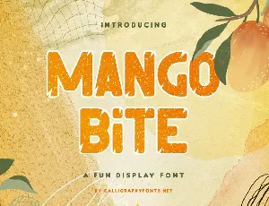 Mango Bite Demo font