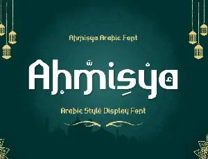 Ahmisya Personal use font