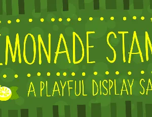 Lemonade Stand font