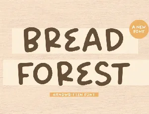 Bread Forest font