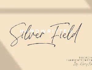 Silver Fields font