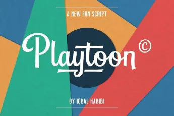 Playtoon – Fun Script font