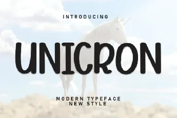 Unicron Display font