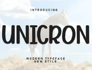 Unicron Display font