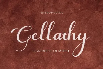 Gellathy font