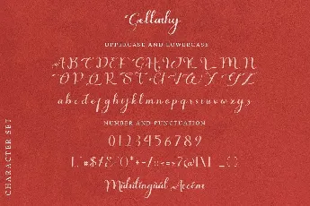 Gellathy font