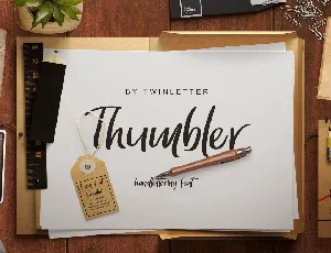 Thumbler Demo font