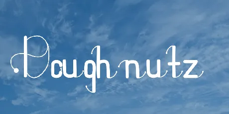 Doughnutz font