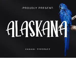 ALASKANA font