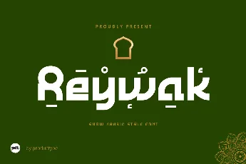 Reywak Personal Use font