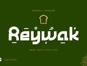 Reywak Personal Use font