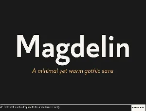 Magdelin Free font