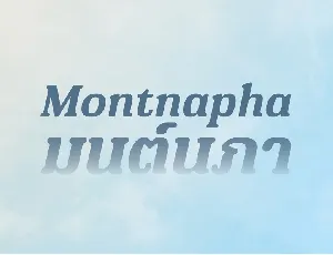 Montnapha font