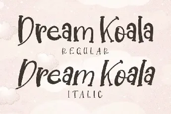 Dream Koala Display font