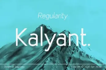 Kalyant Sans Family font