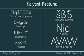 Kalyant Sans Family font