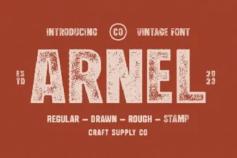 Arnel Vintage font