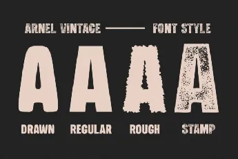 Arnel Vintage font