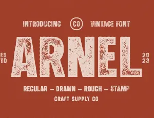 Arnel Vintage font