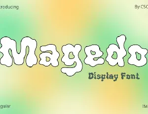 Magedo font