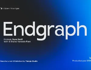 TBJ Endgraph Family font