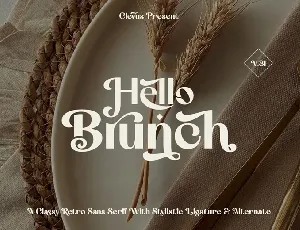 Hello Brunch font