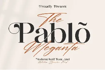 The Pablo Meganta Duo font