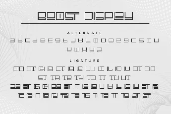 Boost Display font