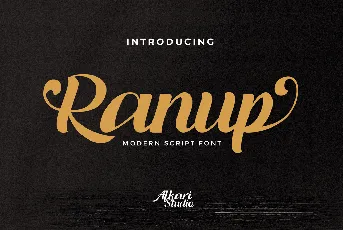 Ranup font