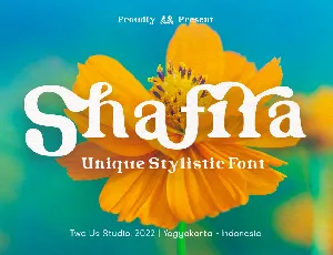 ShafiraDEMO font