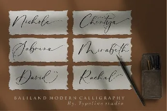 Baliland font