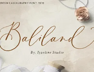 Baliland font