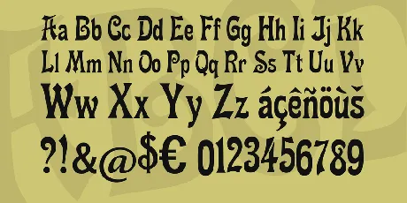 Fette Mikado font