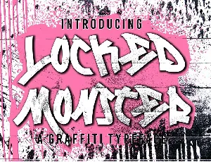 Locked Monster font