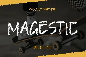 MAGESTIC â€“ Brush font