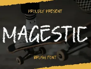 MAGESTIC â€“ Brush font