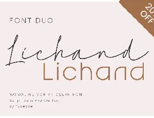 Lichand font