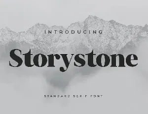Storystone font