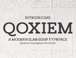 Qoxiem font